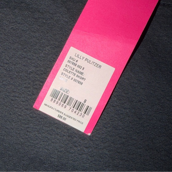 Lilly Pulitzer onyx Collette skort - Picture 2 of 2